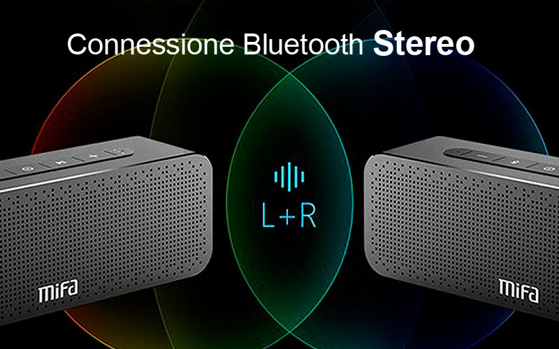 MIFA A20 - Connessione Bluetooth in modalità Stereo